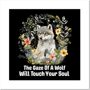 The Gaze Of A Wolf Posters and Art